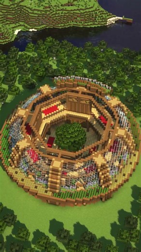 Minecraft Dome House 🏠 Download Link in Bio 🔗 #minecraft #minecraftbuilding #minecrafttutorial