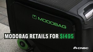 138K views · 579 reactions | You can now ride your carry on bag around the airport, but it will cost you. We tested the Modobag and here's what we thought. | CNBC | Facebook