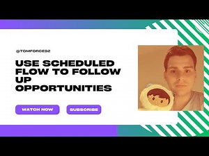 Use Scheduled Flow to follow up Opportunities