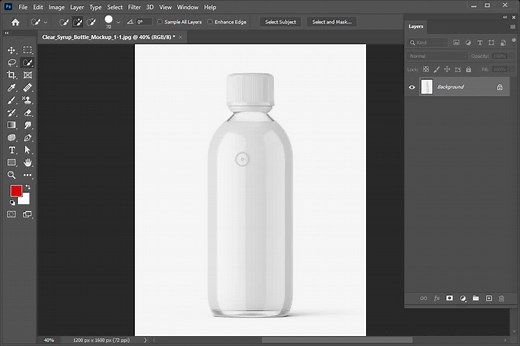 Bottle Mockup design in photoshop #tutorial #mockup #photoshop #foryou #fyp