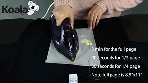 How to use dark t-shirt transfer paper with an iron?...