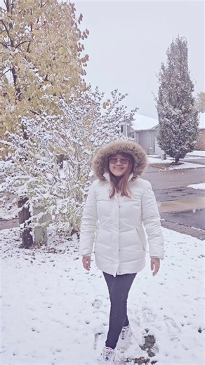 First snow of 2025 🇨🇦❤️ #ThankYouLordGod #canadalife #happylife | Jonalyn Rivera Herebit - Codico
