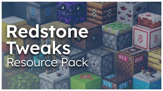Redstone Tweaks - ресурспак для любителей редстоуна [1.21.11] [1.20.6] [1.19.4] [16x]