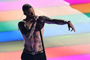 Here's why Maroon 5 made a SpongeBob reference at the Super Bowl halftime show