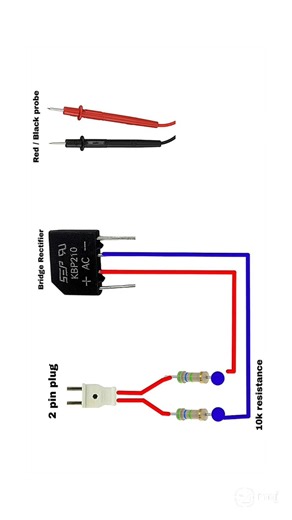 How to Test AC Voltage Using a Bridge Rectifier | #electronicsdiy