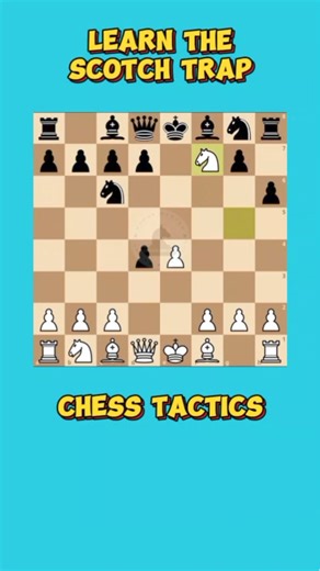 27K views · 306 reactions | Learn the Scotch Trap ♟️略 #chessmaster | Chess Master | Facebook