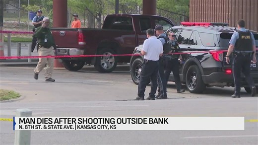 Man dies following shooting outside KCK bank