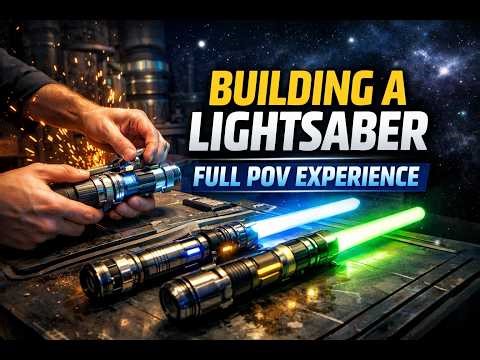 POV: Savi’s Workshop | Full LIghtsaber Build | Disney World Orlando
