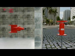 Wall indicator fire demonstration.