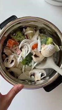 The ultimate creamy chicken stew (No stove needed) ☀️