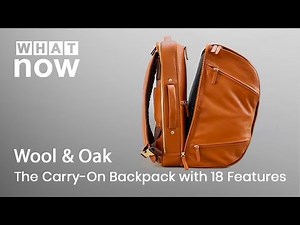Wool & Oak - The Carry-On Backpack with 18 Features