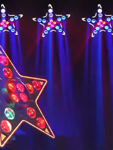 200W LED RGBW 4in1 Starry Beam Light Gold COB Beam Disco Lamp Retro Stage Light for Bar Party Backlight