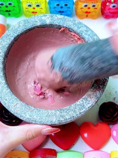 DIY Pink Heart Slime: A Satisfying ASMR Guide