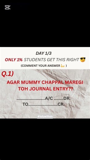 Q.1) Day1/30 Accounting Terms #tallywithsiv