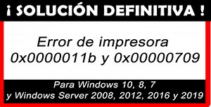 ᐈ Error 0x0000011b, 0x709 Instalar impresora ☝【Solución】