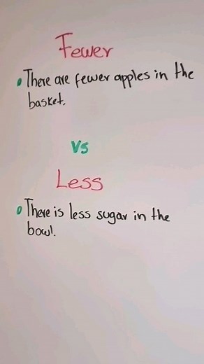Fewer’ vs ‘Less’ en Inglés: Entiende la Diferencia y Úsalos Correctamente 🔍 ¿Te has preguntado cuál es la diferencia entre "fewer" y "less" en inglés? Muchos estudiantes se confunden al usar estas palabras, pero después de este video, te aseguro que no serás uno de ellos. Descubre cuándo y cómo utilizar "fewer" y "less" correctamente para hablar inglés con confianza. ¡Vamos a despejar todas tus dudas! #FewerVsLess #ErroresComunesEnInglés #AprendeInglés #GramáticaInglesa #LeccionesDeInglés | El 