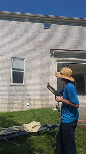 Soft Washing Houses #exteriorcleaning