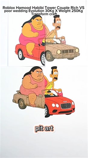 30K views · 121 reactions | Roblox Hamood Habibi Tower Couple Rich VS Poor Wedding Evolution 30Kg X Weight 250Kg Transform Craft part 5 #reels #hamood #habibi #roblox #wedding #transform #craft | Pit Art | Facebook