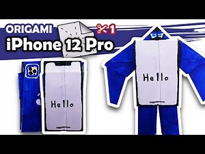 How to make a Transforming iPhone 12 Pro Origami Transformer