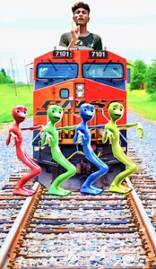 207K views · 1K reactions | Lil colouring 4 alien dance vs train funny...more | Cr Sagor 07 | Facebook