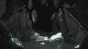 Futuristic or alien virtual cave - Free Stock Video