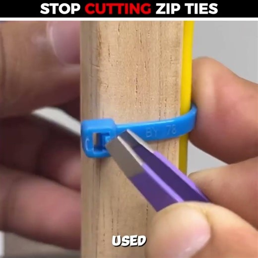 Stop cutting zip ties😱