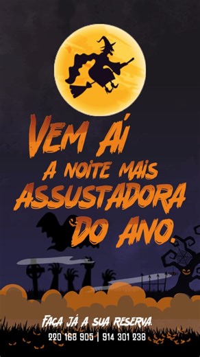 Vem passar o teu Halloween connosco. Faz a tua reserva já! | Monte Carlo . Canidelo