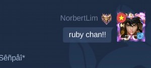 Ruby chan trend HAHA #norbertplayz #MLBB | Norbert Playz