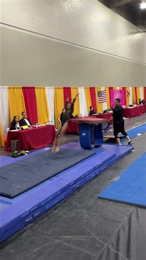 Savannah on vault at Hills Classic 1.19.2026