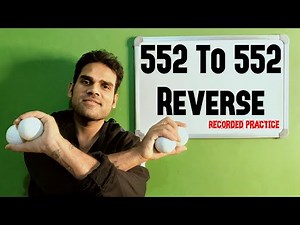4 Balls Rec Practice | 552 → 552 Reverse Throws | Juggling Practice Session