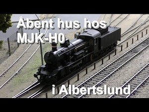 Åbent hus hos Modeljernbaneklubben H0 i Albertslund