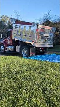 Chromed Out Single Axle Dump Truck - Westminster Lawn Service