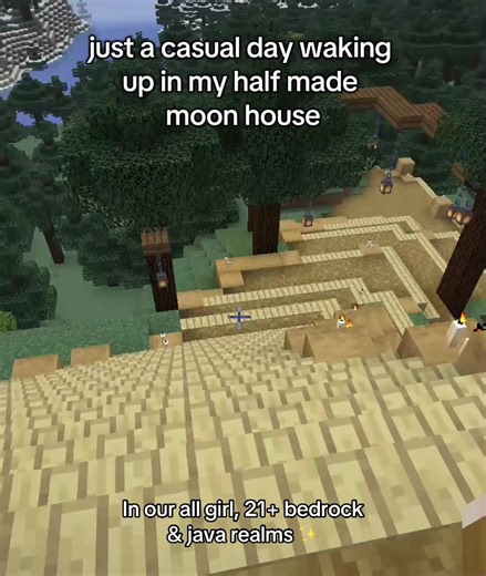 From my previous post, a bedrock & java realm has been created and we’re waiting for some new girlies to find us and come hang out, build, and do whatever you want 🤷🏼‍♀️✨ #minecraftjava #minecraftbedrockedition #minecraft #starlightsave #cozygamer