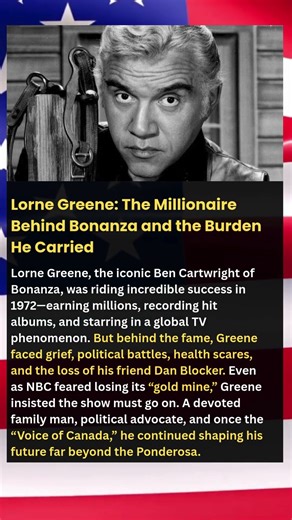 Lorne Greene: The Millionaire Behind Bonanza and the Burden He Carried #shorts #viralshorts