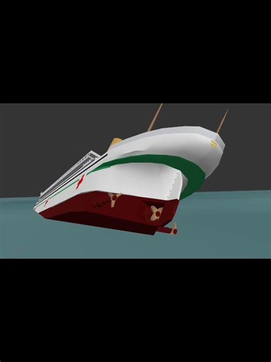 Britannic 2000 sinking (3D Animation)