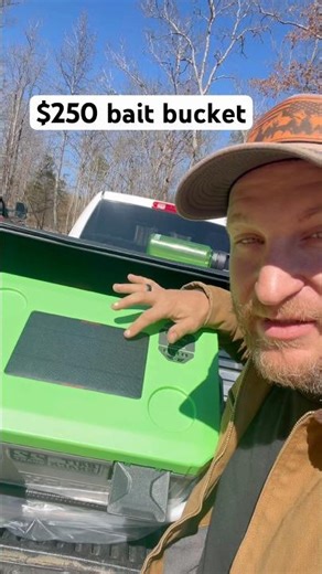 New solar powered bait bucket #fishing #fish #fishingtrip #outdoors