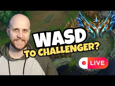 WASD ADC Gameplay - League of Legends Ranked grind back to CHALLENGER!