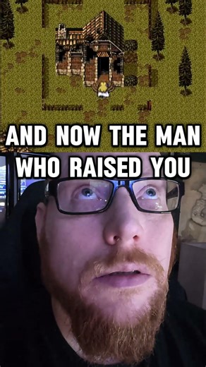 Dad how were you able to get emotionally invested in 16 bit pixels? #90s #gaming #retrogaming