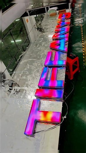 We can make signs with hundreds of colour effects.#sigen #signage