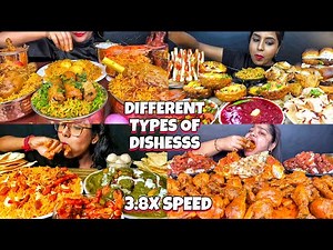 EATING CHICKEN BIRYANI CHICKEN DRUMSTICKS CHICKEN CURRY PALAK EATING SHOW EATING SOUNDS