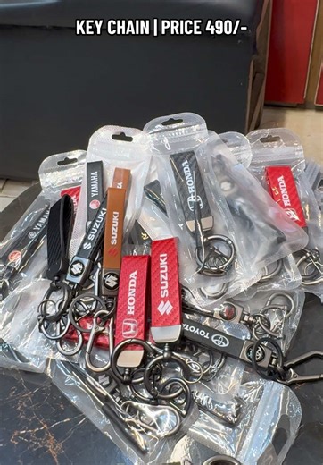 Affordable Metal Key Chains for Suzuki, Honda, and Yamaha