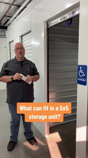 What can fit in a 5x5 storage unit? #storagetips | Storage Unit