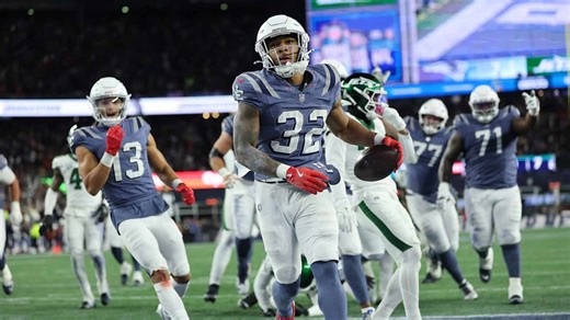 TreVeyon Henderson scores his second TD in as many drives on 'TNF' vs. Jets