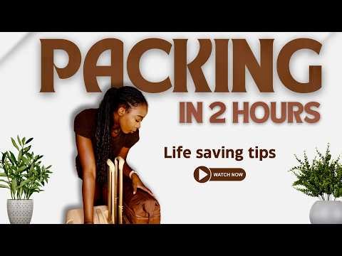 The Ultimate Last Minute Packing Hack: Pack your luggage like this in under 2 hours!