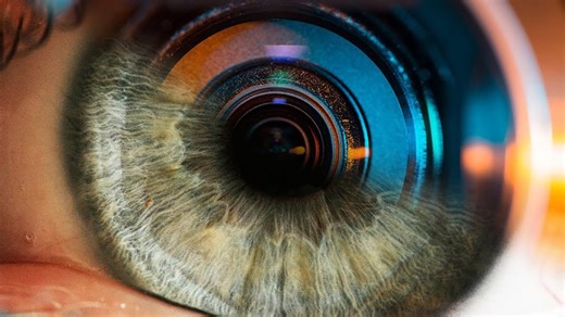 How camera and eye lenses bend light and focus the world