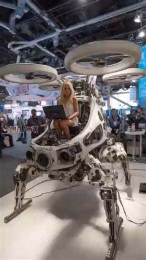 1.2K views | Hybrid Quadcopter Robot Demo: Walking and Flying Test. #robotics #quadrupedrobot #dronerobot #robot #viralvideochallenge #viralreelschallenge | Tech Pulse Now | Facebook