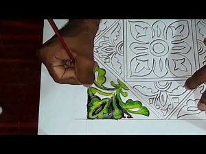 මුළුතල මෝස්තරයක් අදිමු. #drawing_art #ketayam #muluthala_mosthara