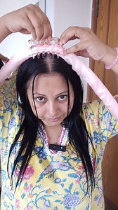 1.3K views · 608 reactions | This viral heatless rod hair curler is showing up in my feed from past few months .. So today I am trying it out for the first time for my very fine and thin hair ... Feel free to share your thoughts about the final result... #hairstylehacks #hairstyles #heatless #viral | Kaurtips | Facebook