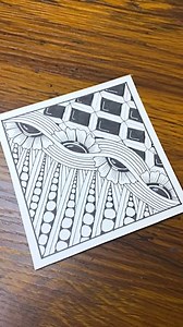 50K views · 1K reactions | Amazing And Creative Zentangle Pattern | Drawing Tutorial For Beginners #zentangle #doodle #zendoodle #zenart #mindfulart #viralpost #fbpage #easyart | Easy Art | Facebook