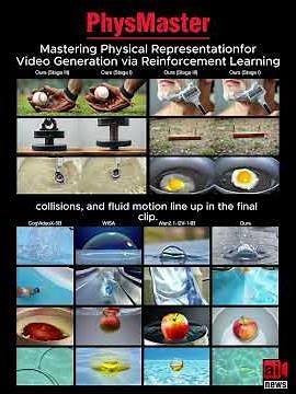 PhysMaster: Physics-Aware AI Video Plug-in for Filmmakers (Apache 2.0)